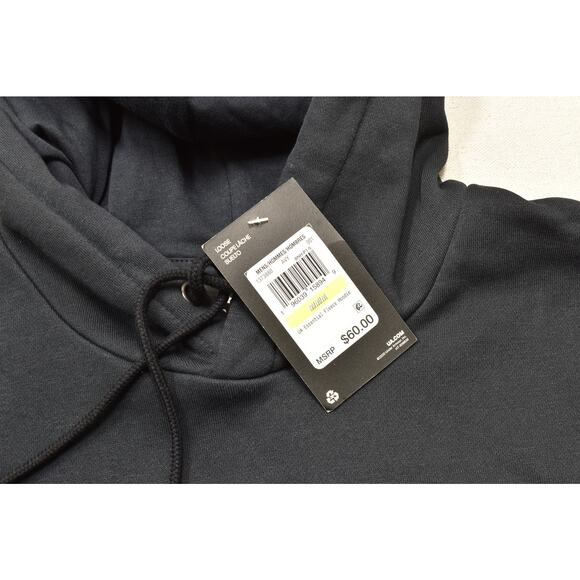 Under Armour Men's Black Essential Fleece Hoodie Regular Size M Cotton Blend NEW - Picture 5 of 8